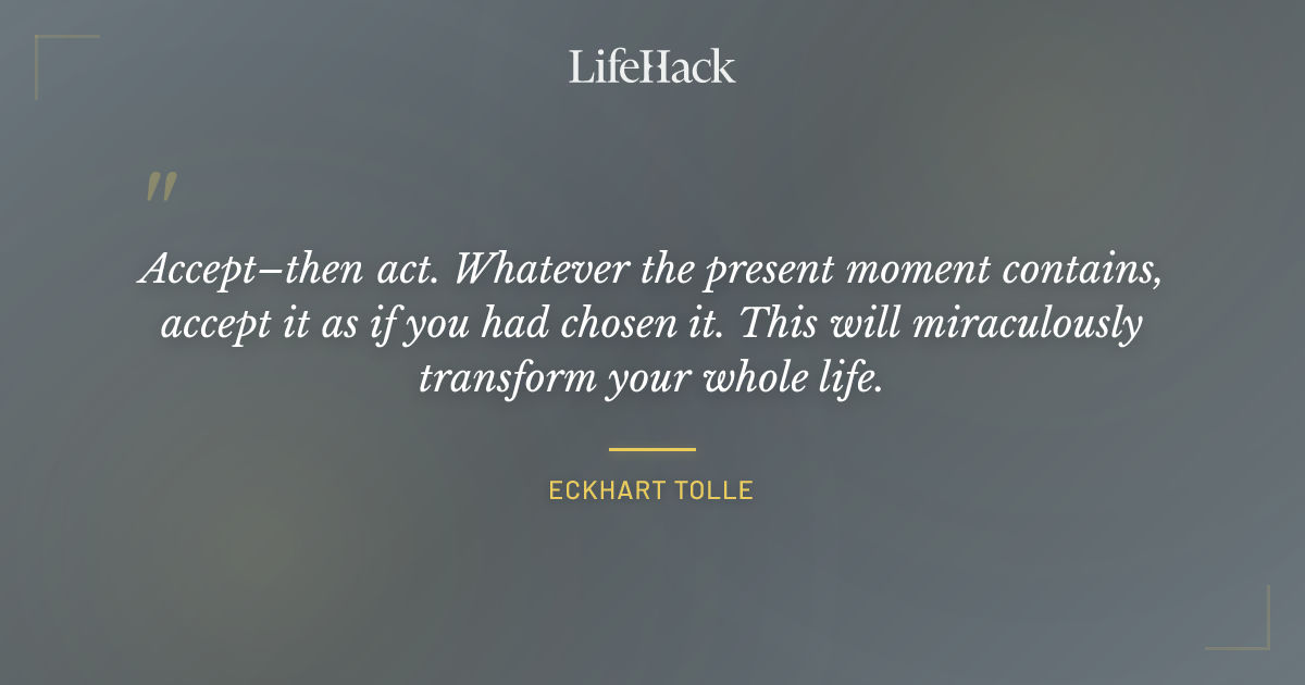Quote by Eckhart Tolle