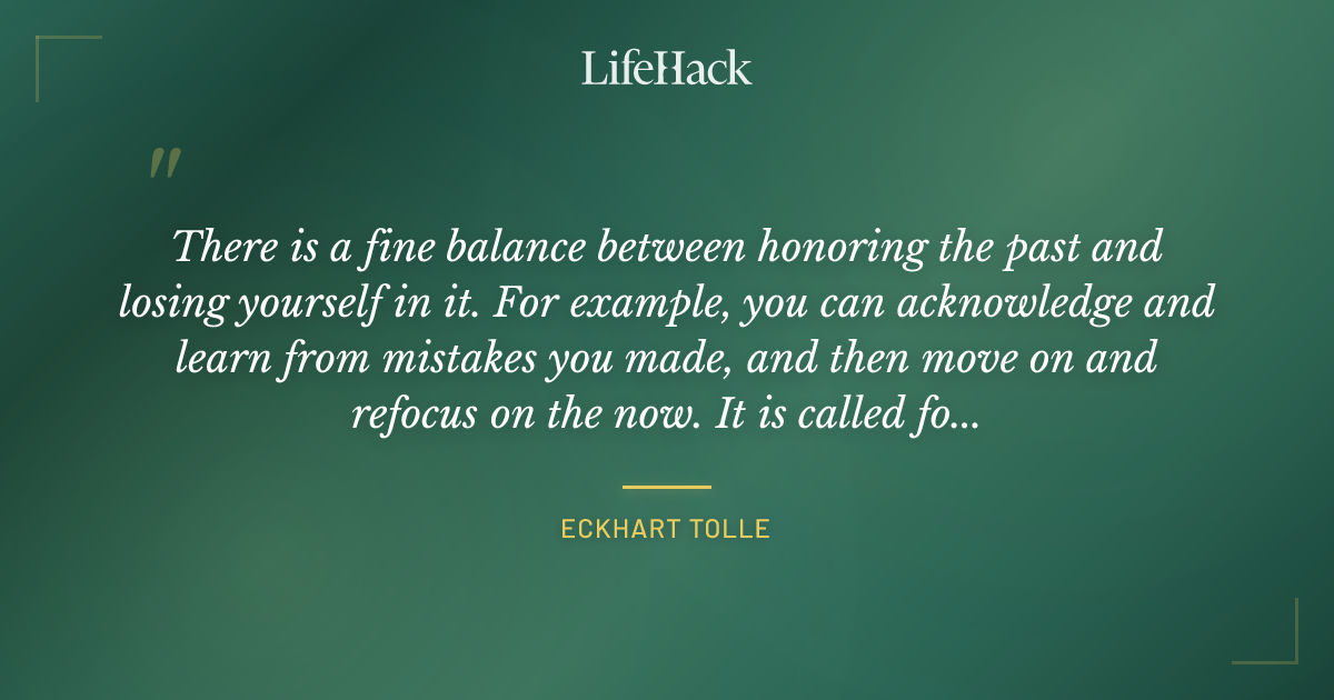 Quote by Eckhart Tolle