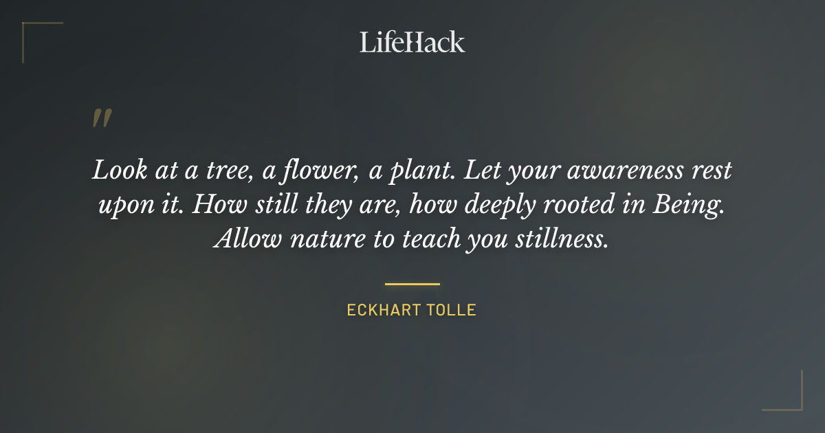 Quote by Eckhart Tolle