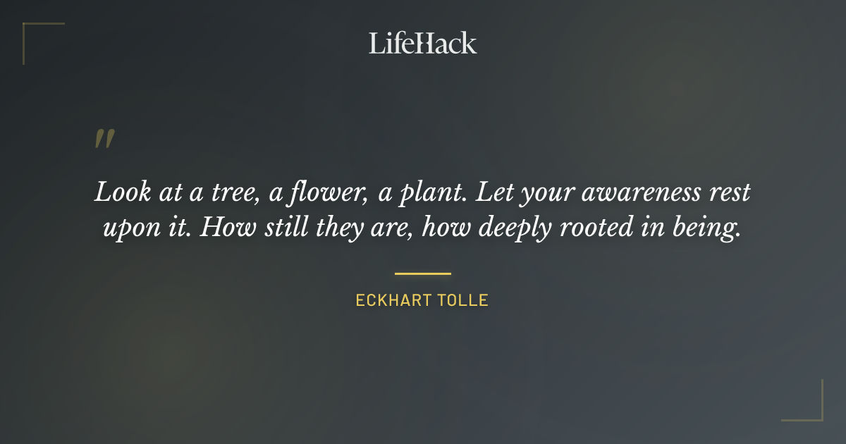 Quote by Eckhart Tolle