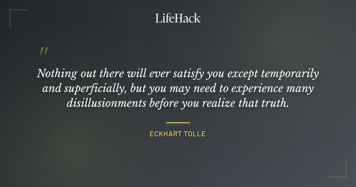 Quote by Eckhart Tolle