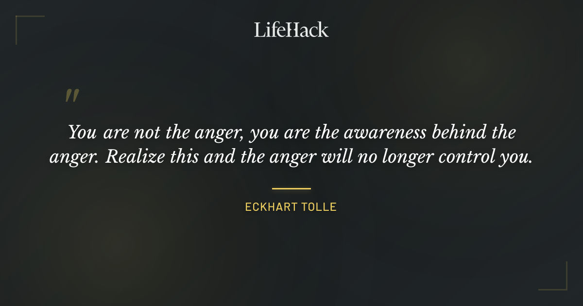 Quote by Eckhart Tolle