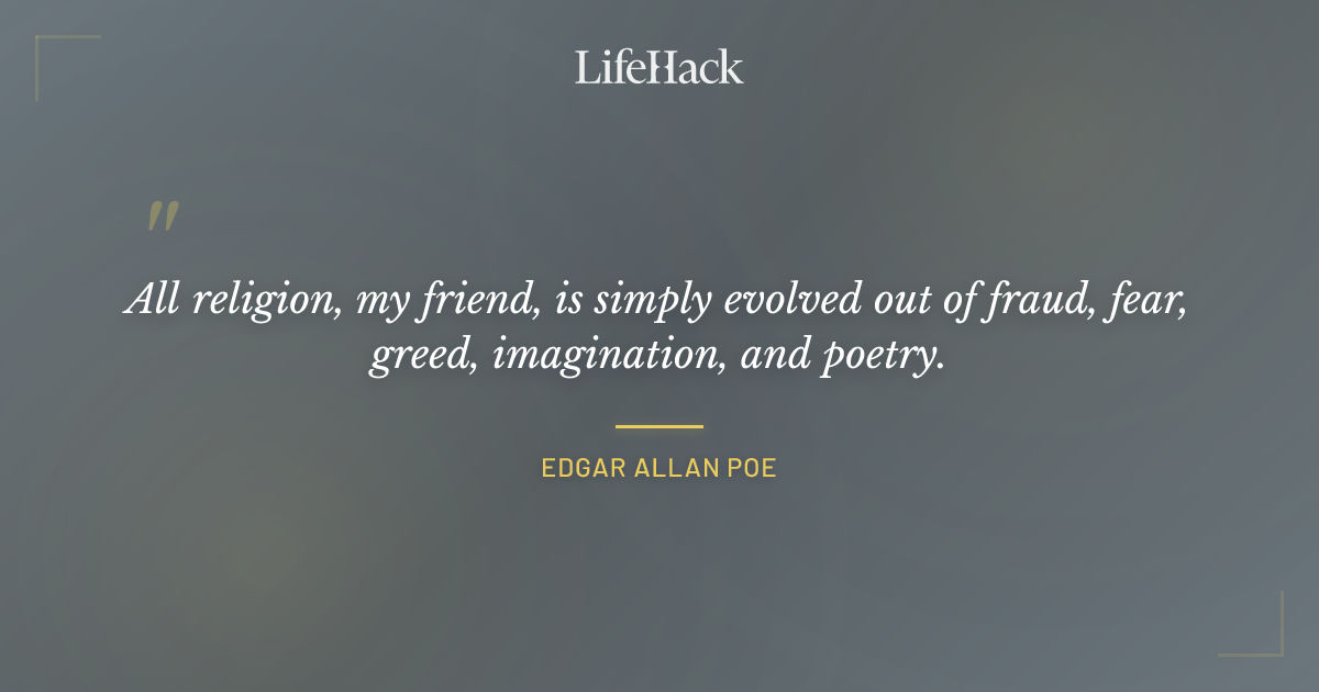 Quote by Edgar Allan Poe
