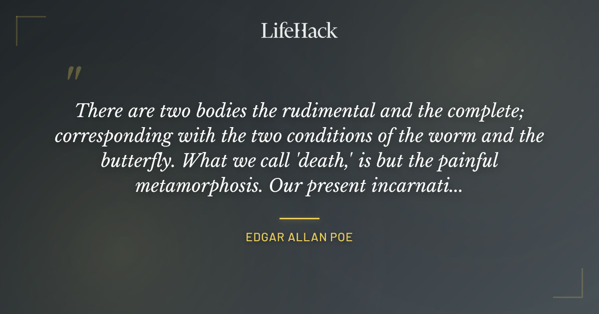 Quote by Edgar Allan Poe