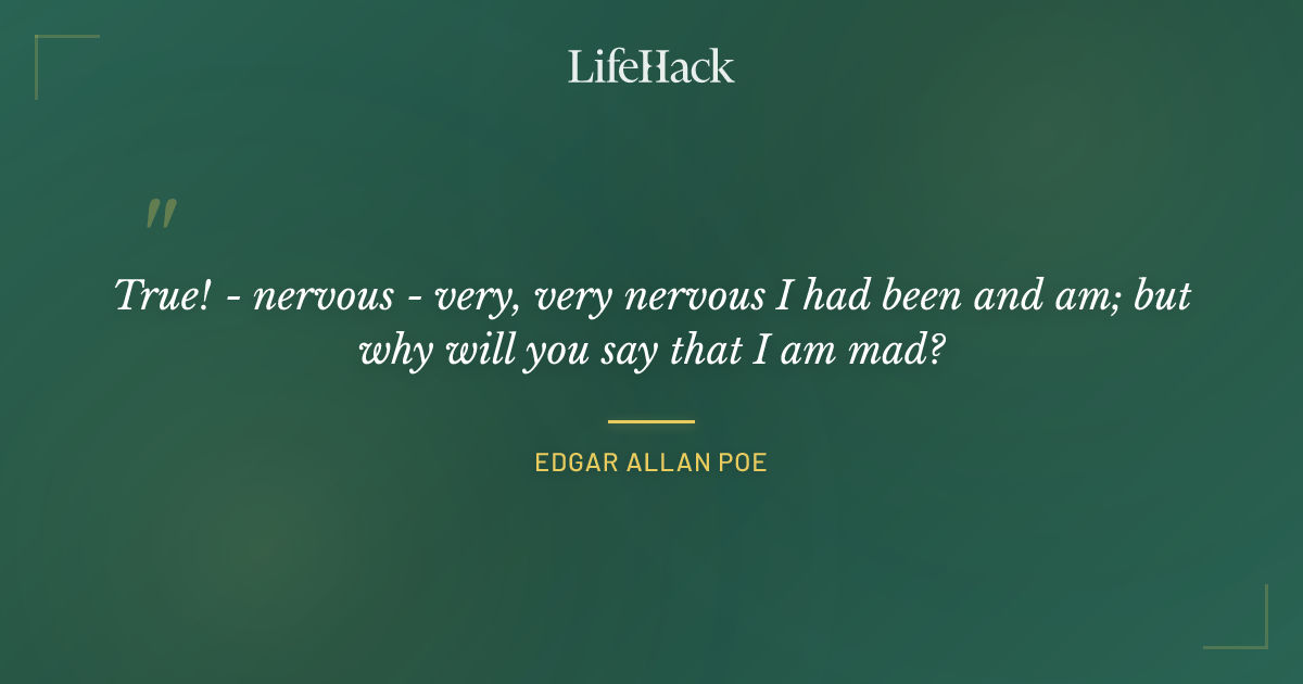 Quote by Edgar Allan Poe
