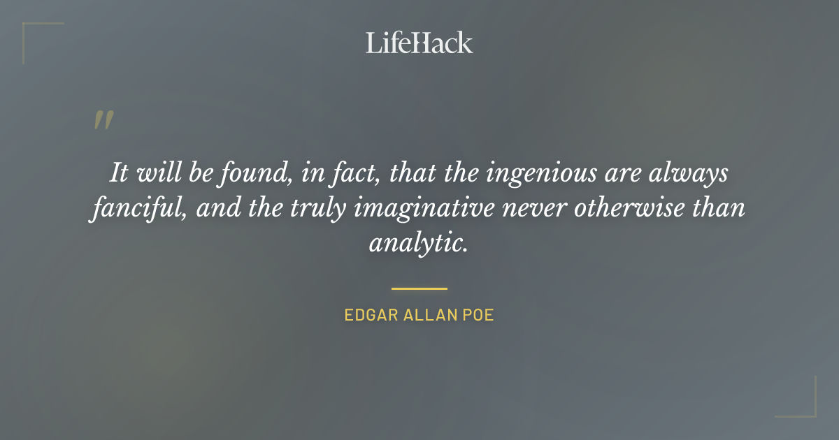 Quote by Edgar Allan Poe