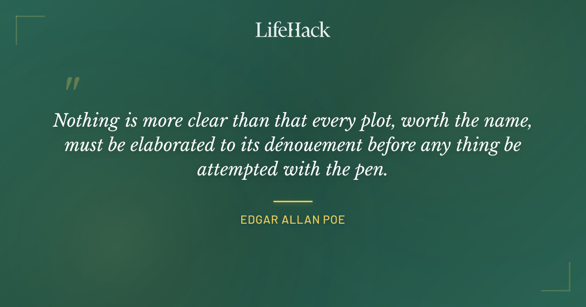 Quote by Edgar Allan Poe