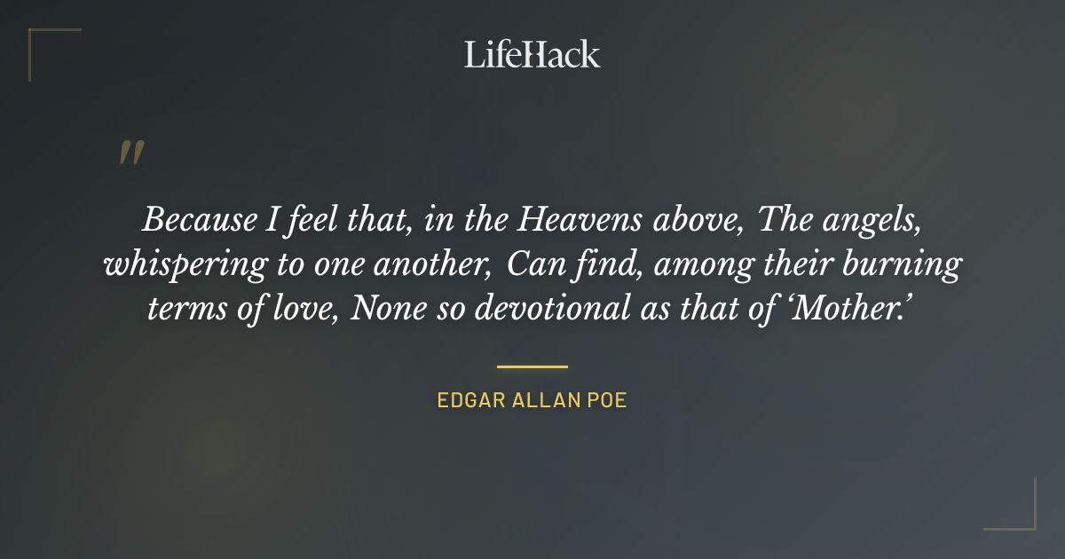 Quote by Edgar Allan Poe