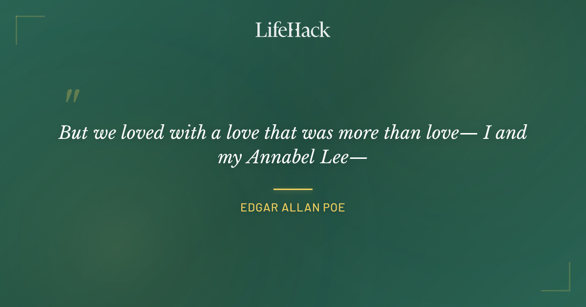 Quote by Edgar Allan Poe