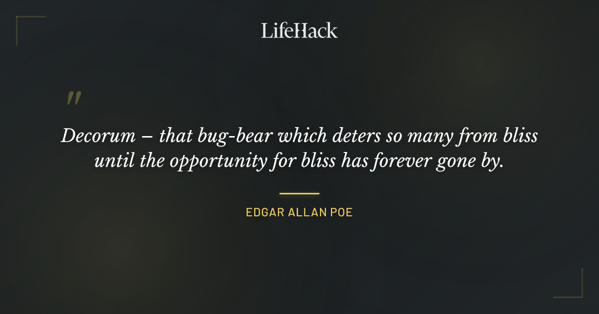 Quote by Edgar Allan Poe