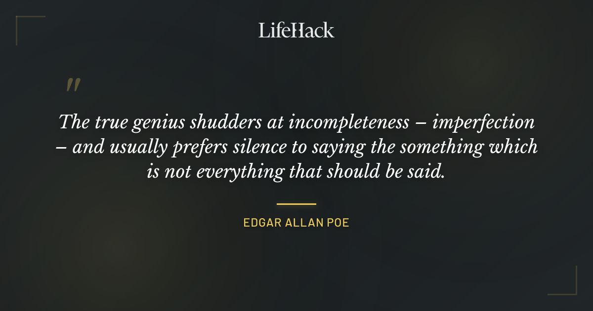 Quote by Edgar Allan Poe