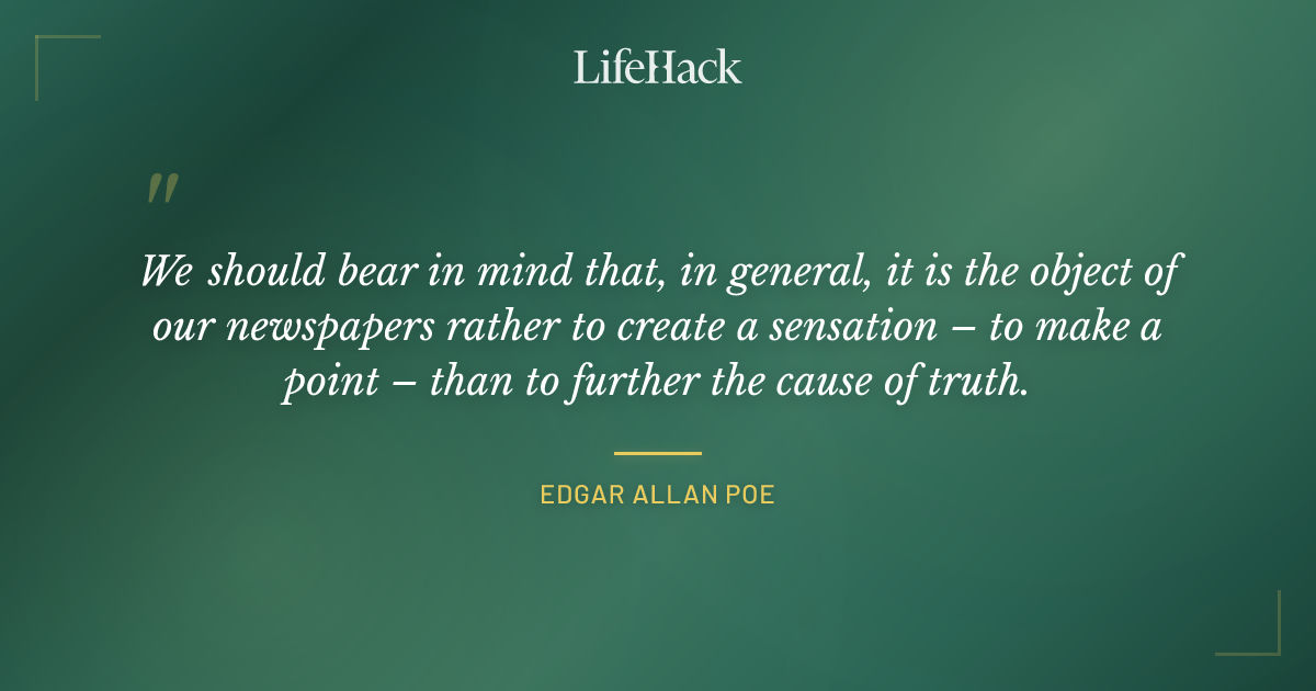 Quote by Edgar Allan Poe