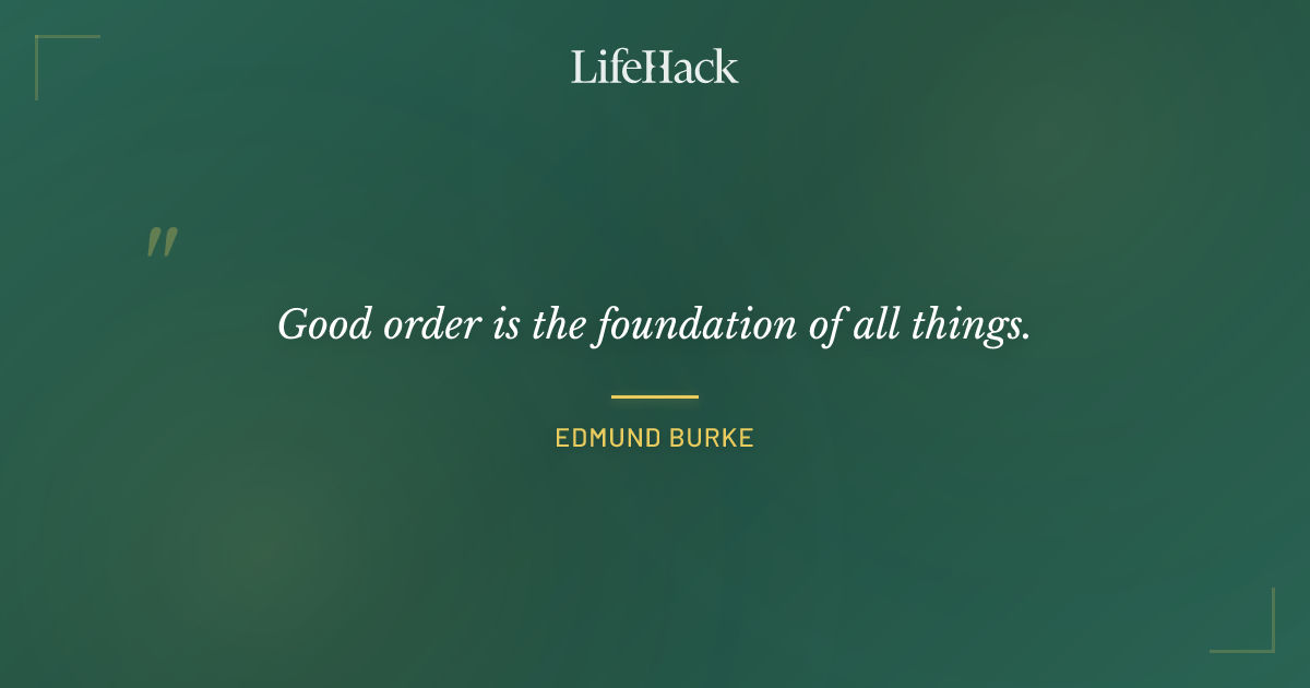 Quote by Edmund Burke