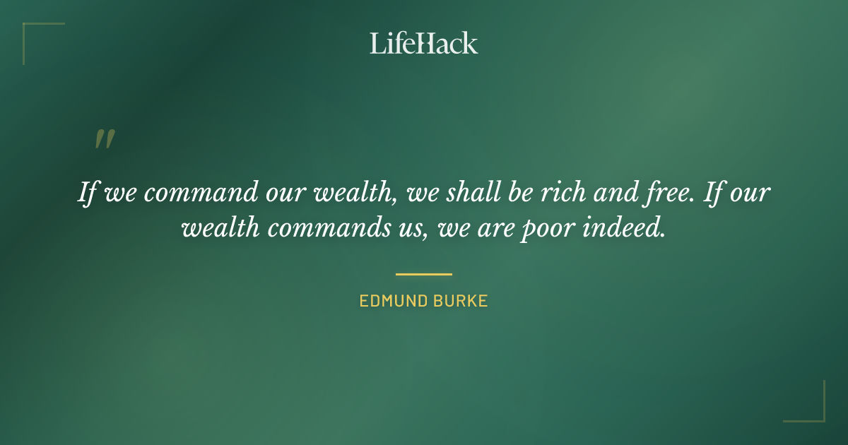 Quote by Edmund Burke