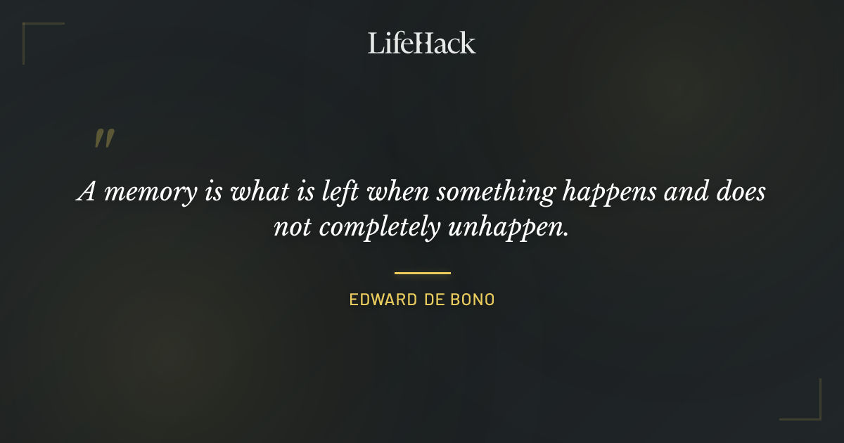 Quote by Edward de Bono