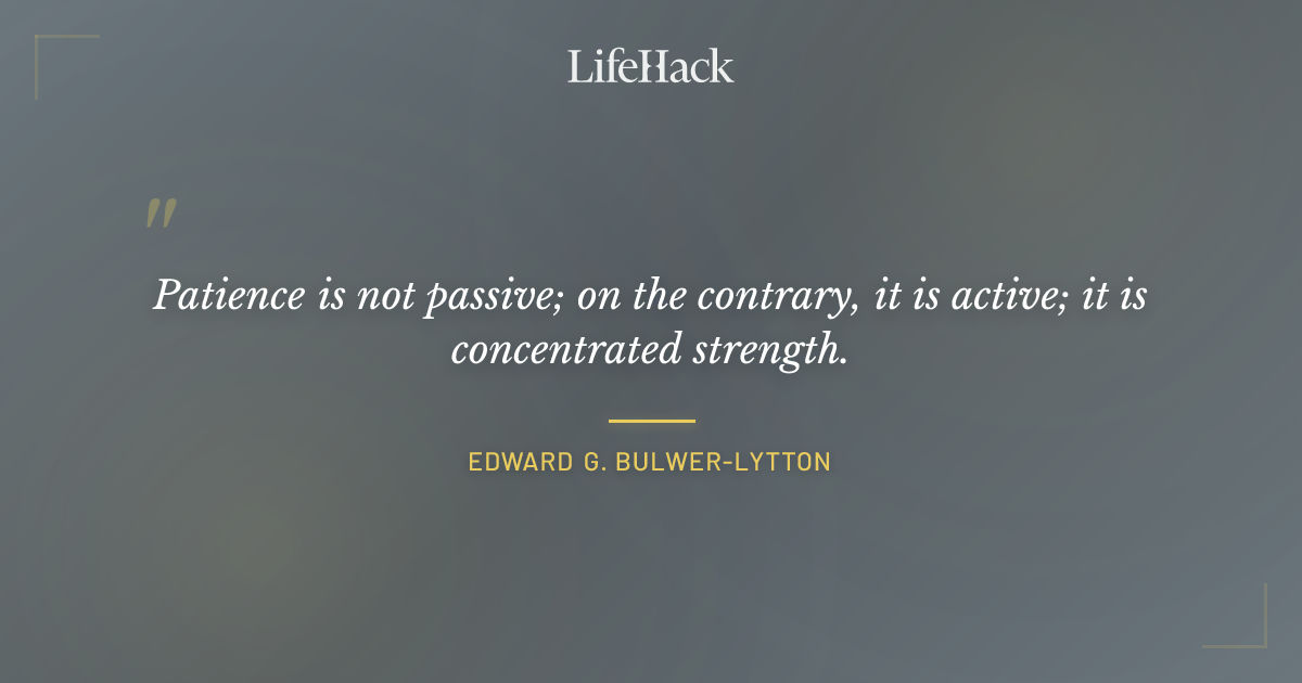Quote by Edward G. Bulwer-Lytton