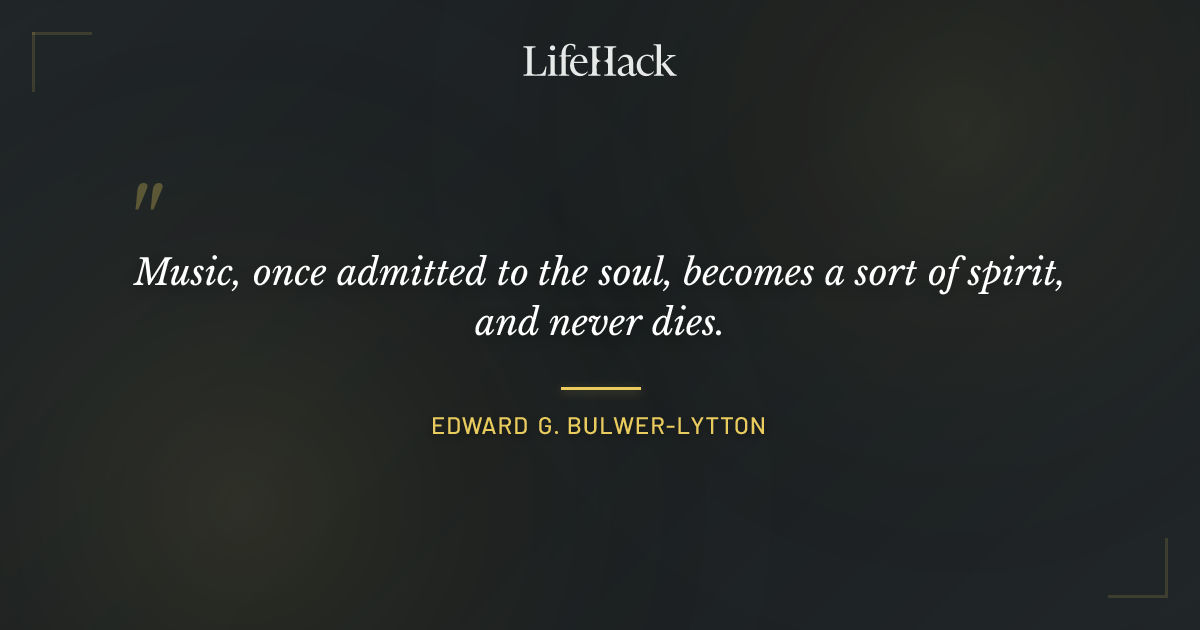 Quote by Edward G. Bulwer-Lytton
