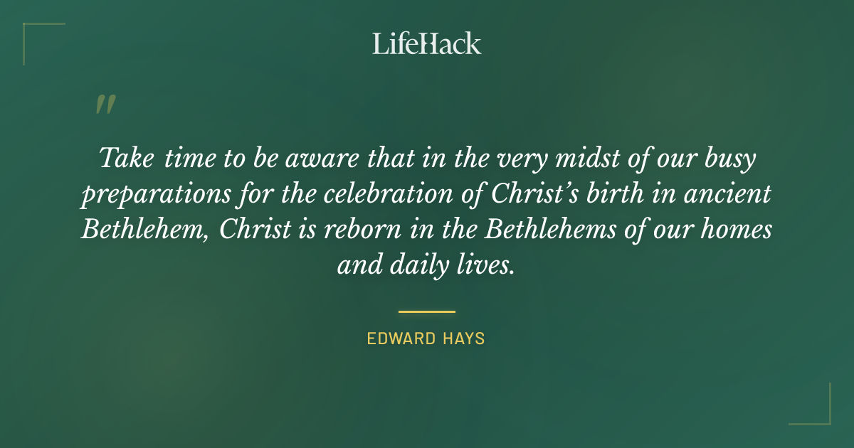 Quote by Edward Hays