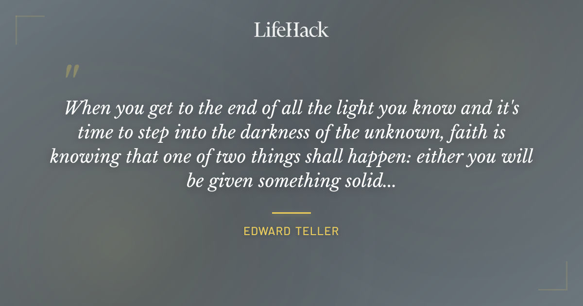 Quote by Edward Teller