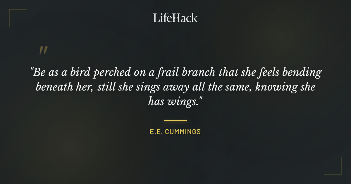 Quote by E.E. Cummings