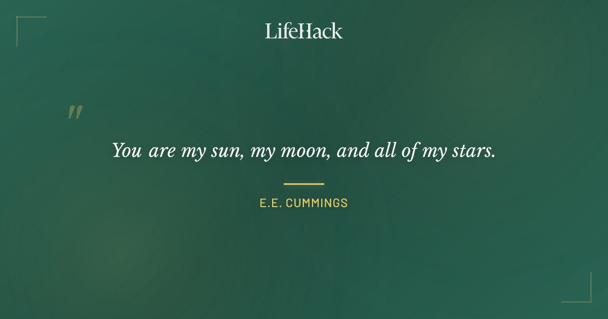 Quote by E.E. Cummings
