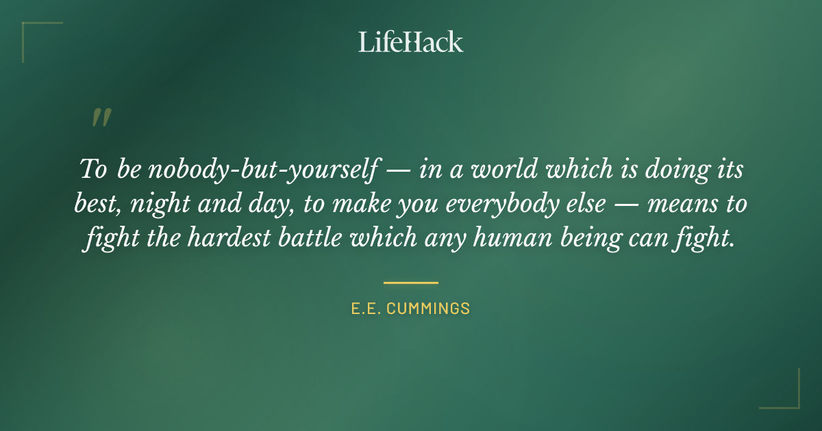 Quote by E.E. Cummings