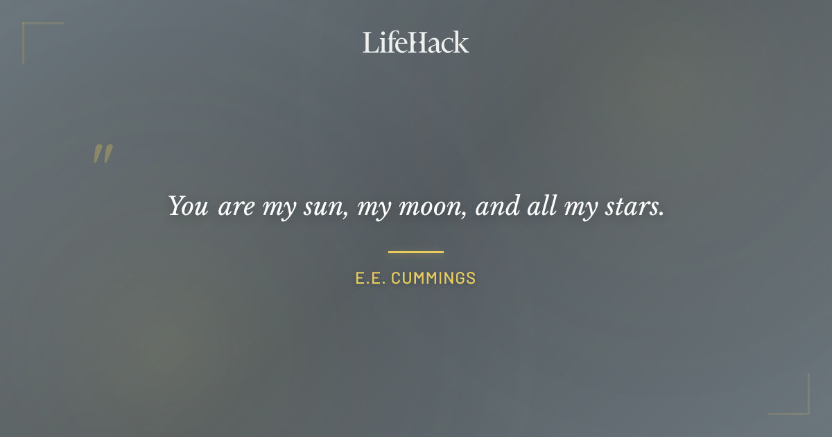 Quote by E.E. Cummings
