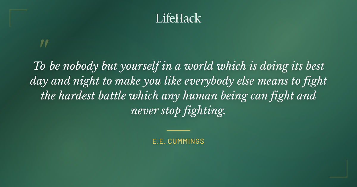 Quote by E.E. Cummings