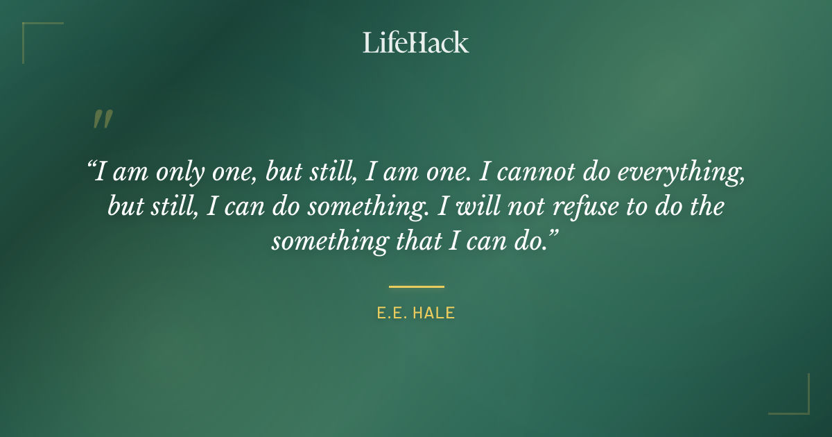 Quote by E.E. Hale
