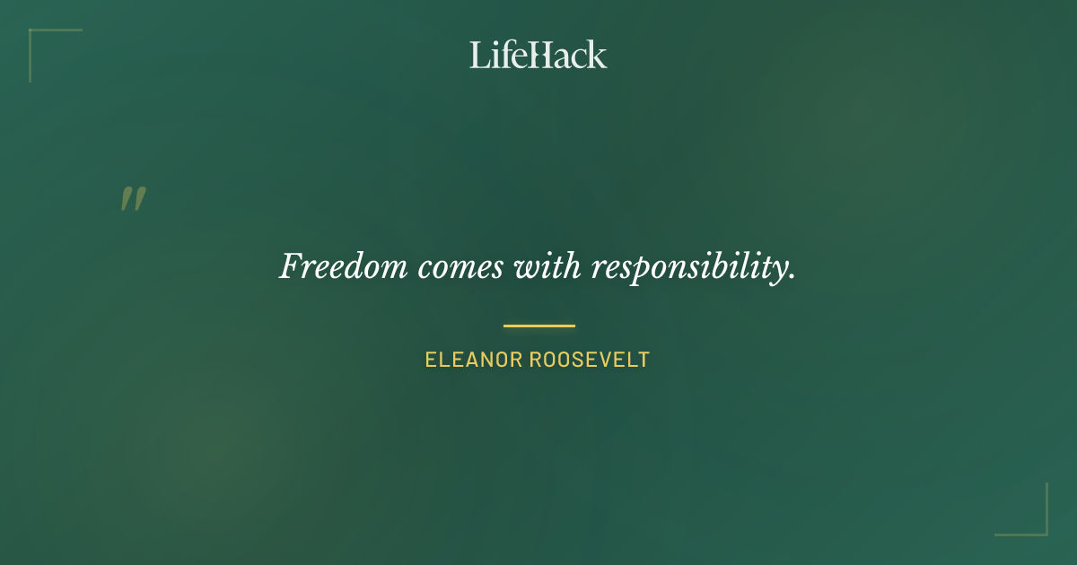 Quote by Eleanor Roosevelt