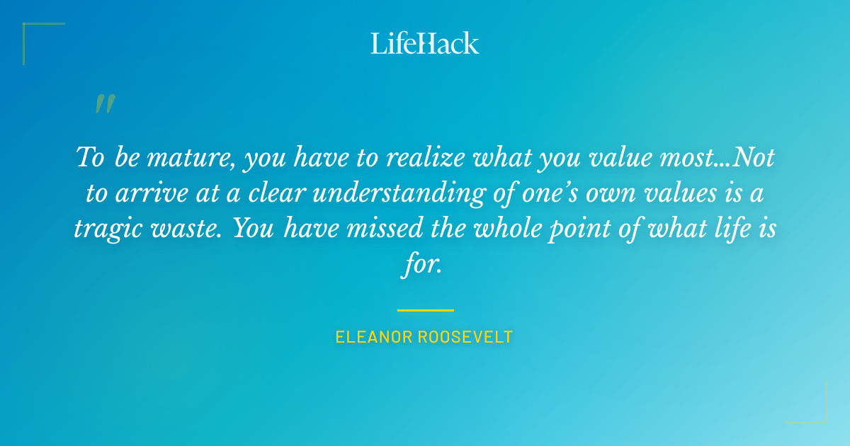 Quote by Eleanor Roosevelt