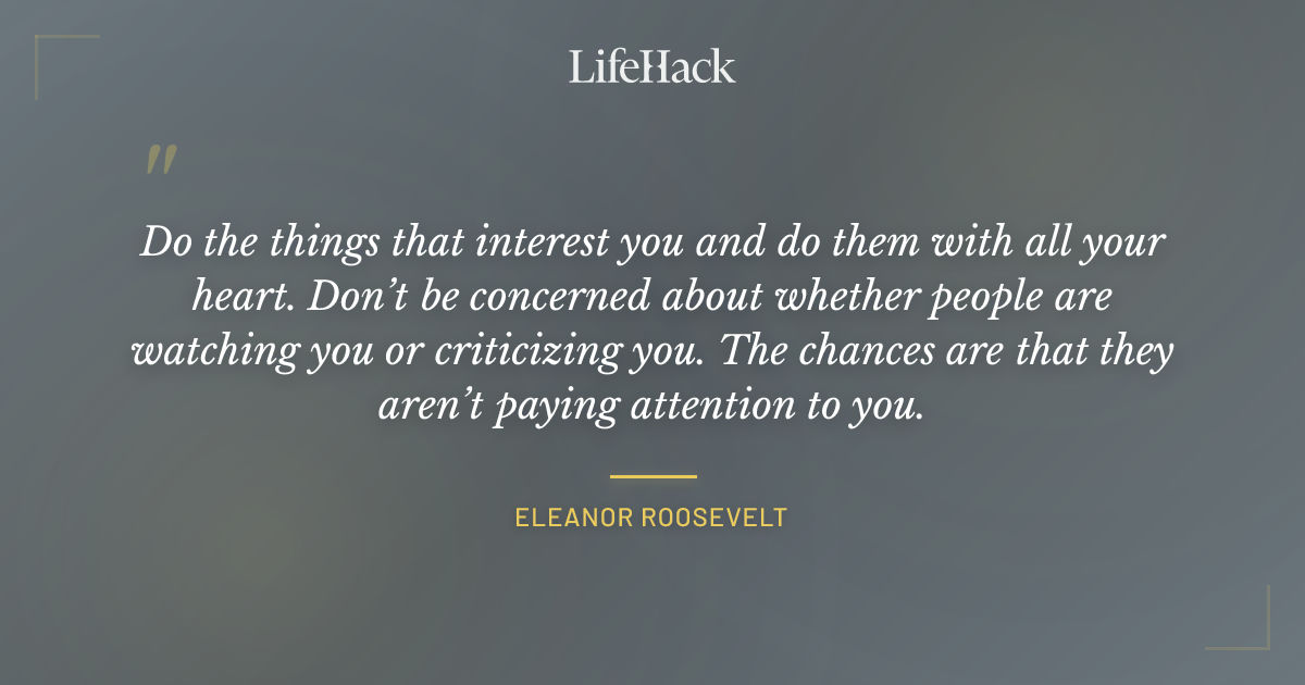 Quote by Eleanor Roosevelt