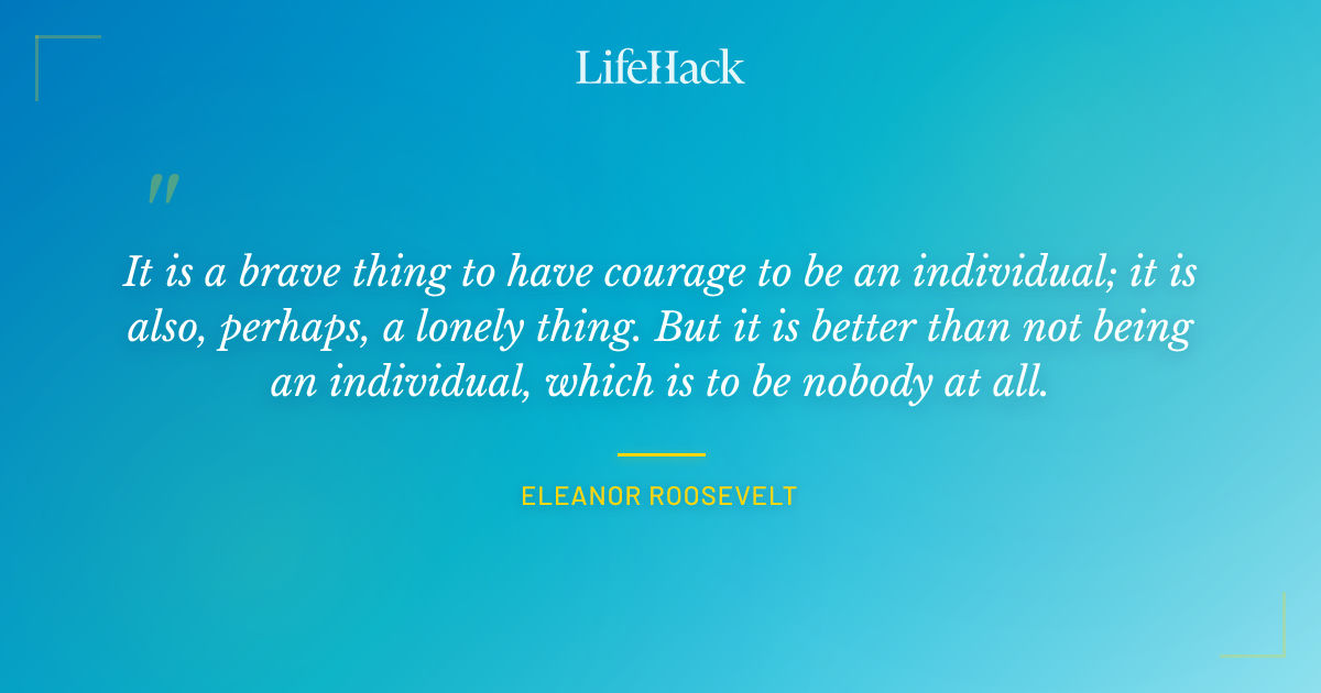 Quote by Eleanor Roosevelt