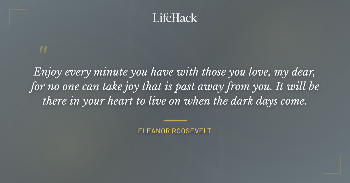 Quote by Eleanor Roosevelt