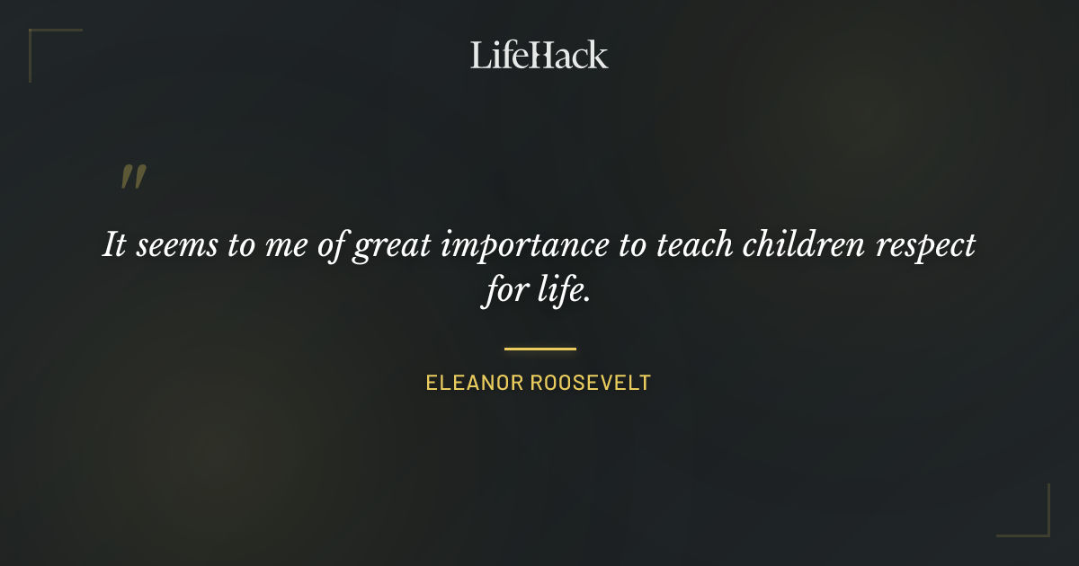 Quote by Eleanor Roosevelt