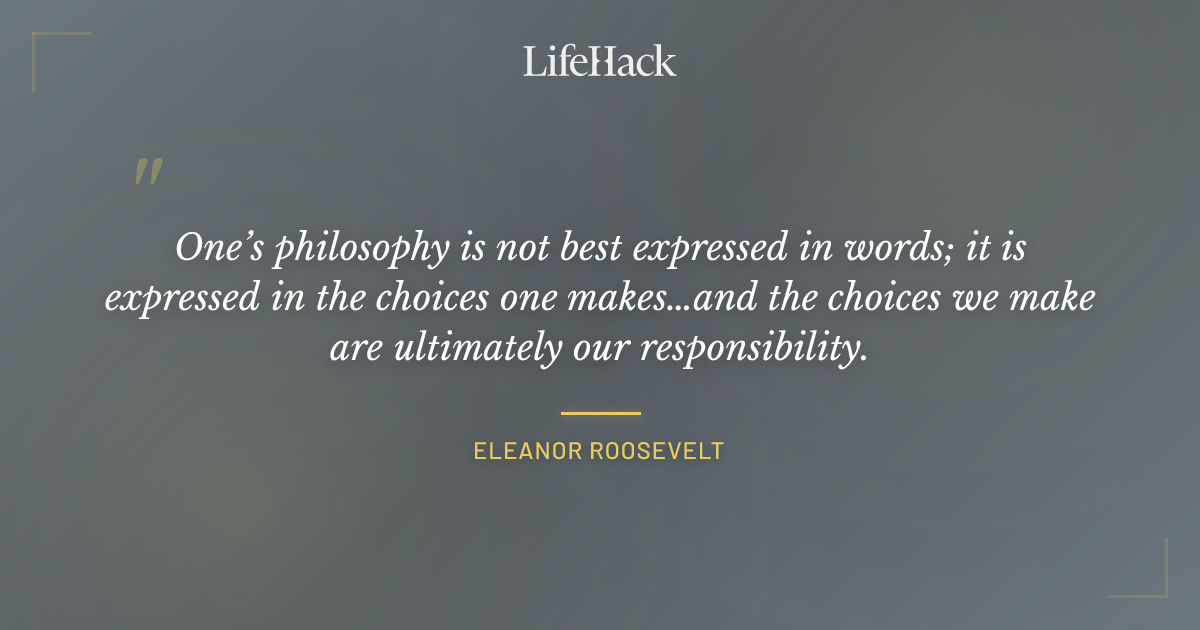 Quote by Eleanor Roosevelt