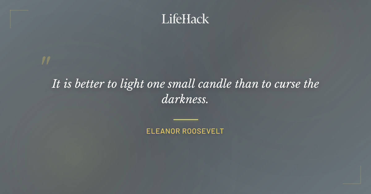 Quote by Eleanor Roosevelt