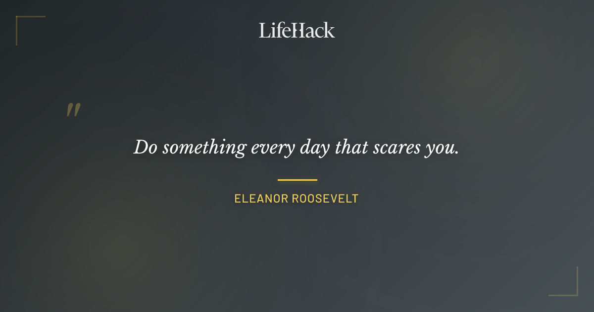 Quote by Eleanor Roosevelt