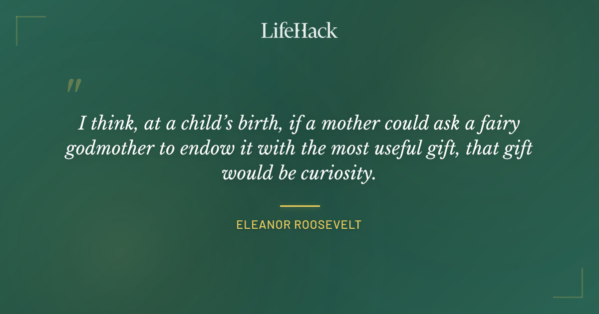 Quote by Eleanor Roosevelt