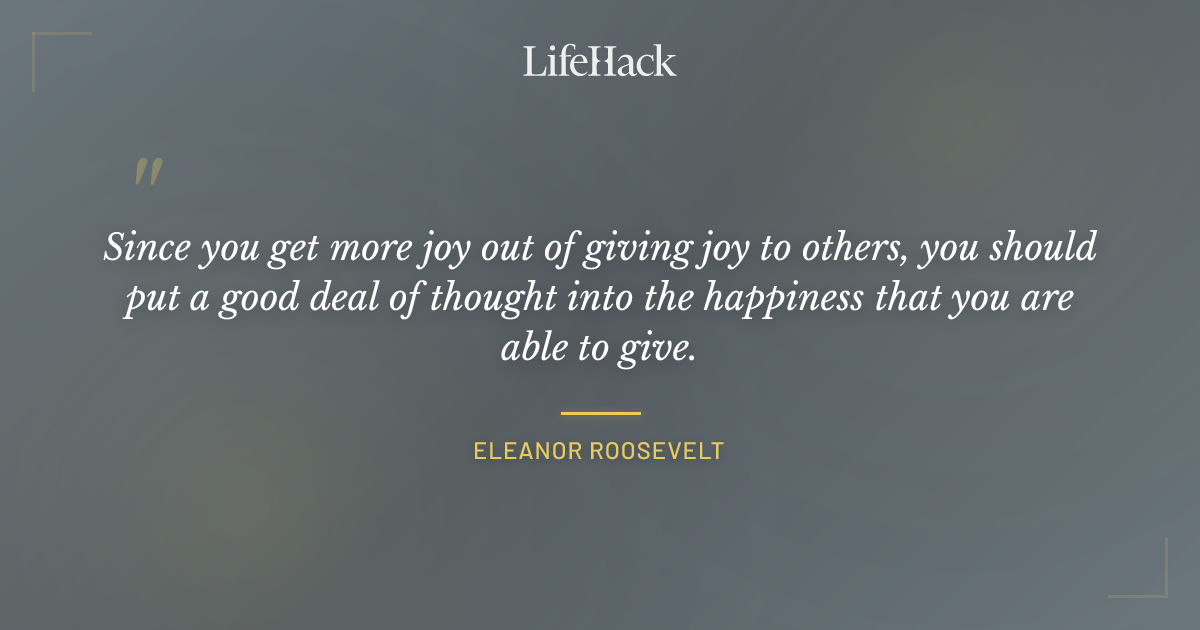 Quote by Eleanor Roosevelt