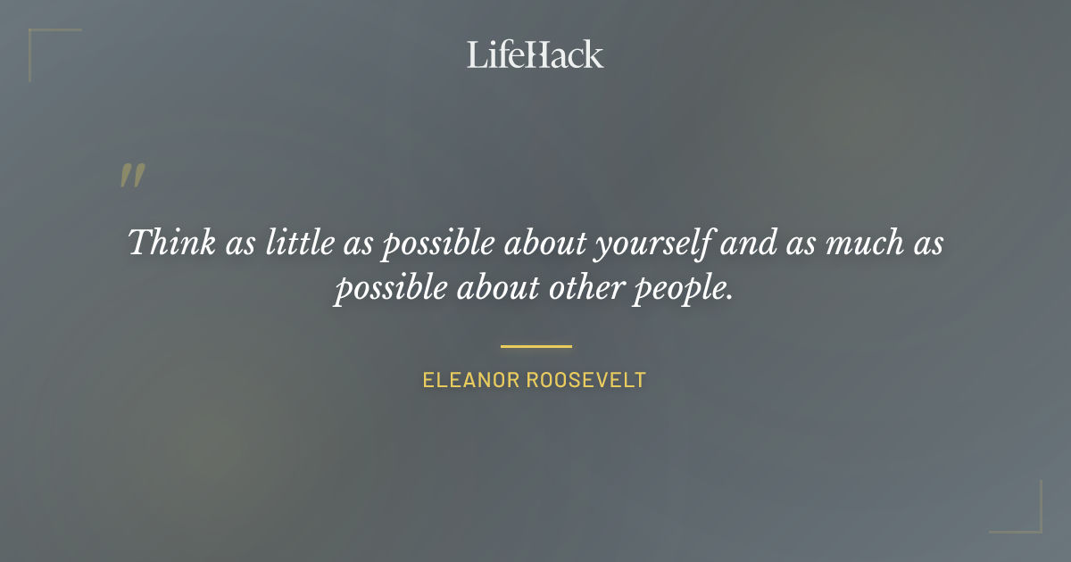 Quote by Eleanor Roosevelt