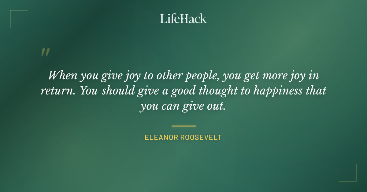 Quote by Eleanor Roosevelt