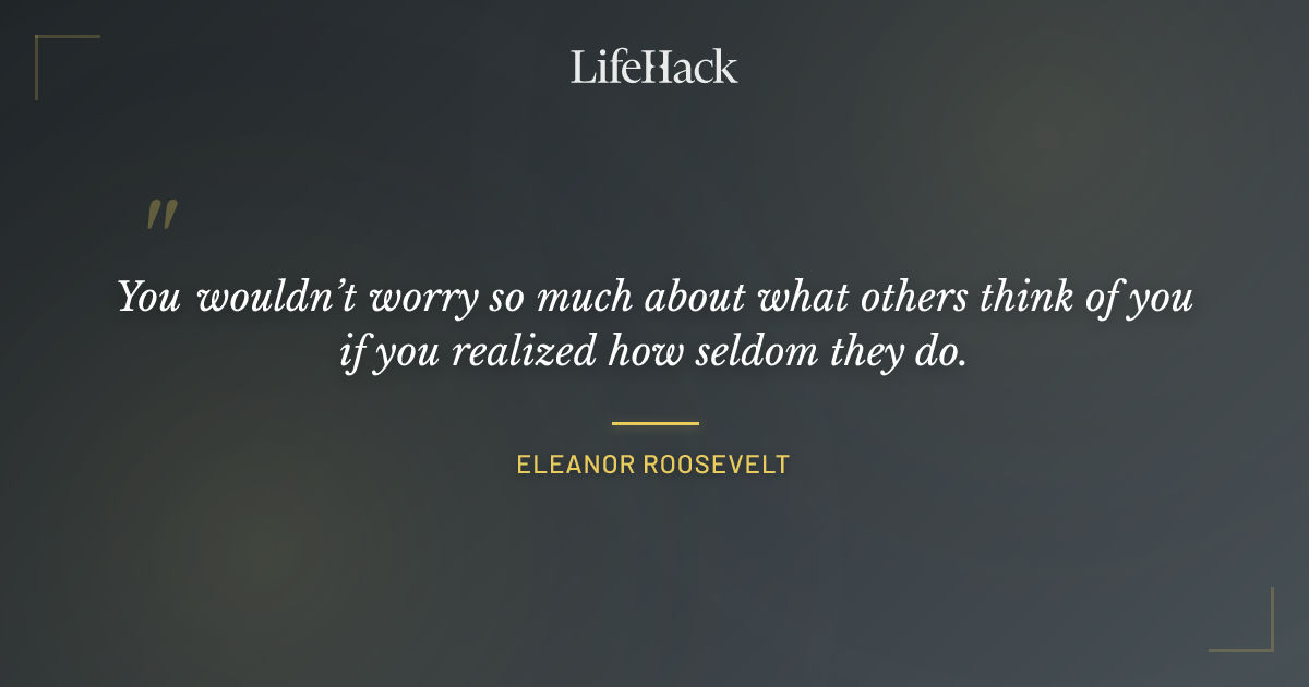 Quote by Eleanor Roosevelt