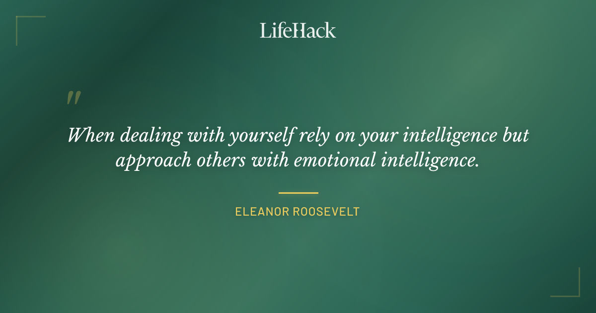 Quote by Eleanor Roosevelt