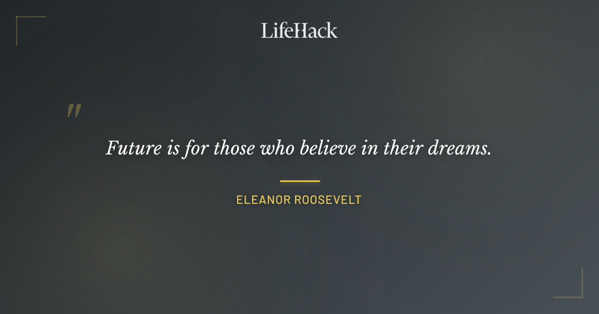Quote by Eleanor Roosevelt