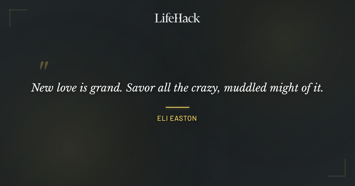 Quote by Eli Easton