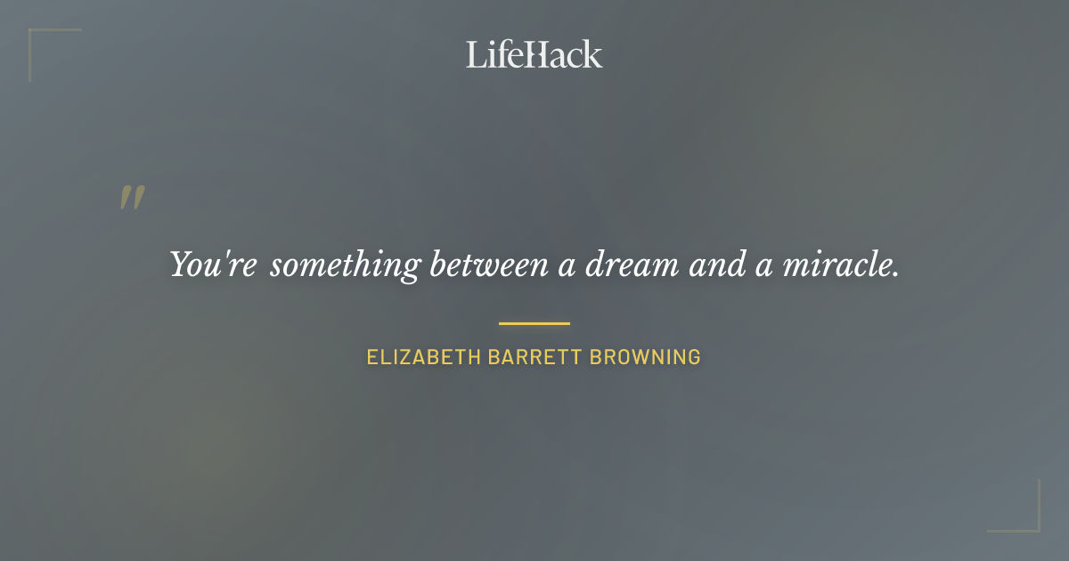 Quote by Elizabeth Barrett Browning
