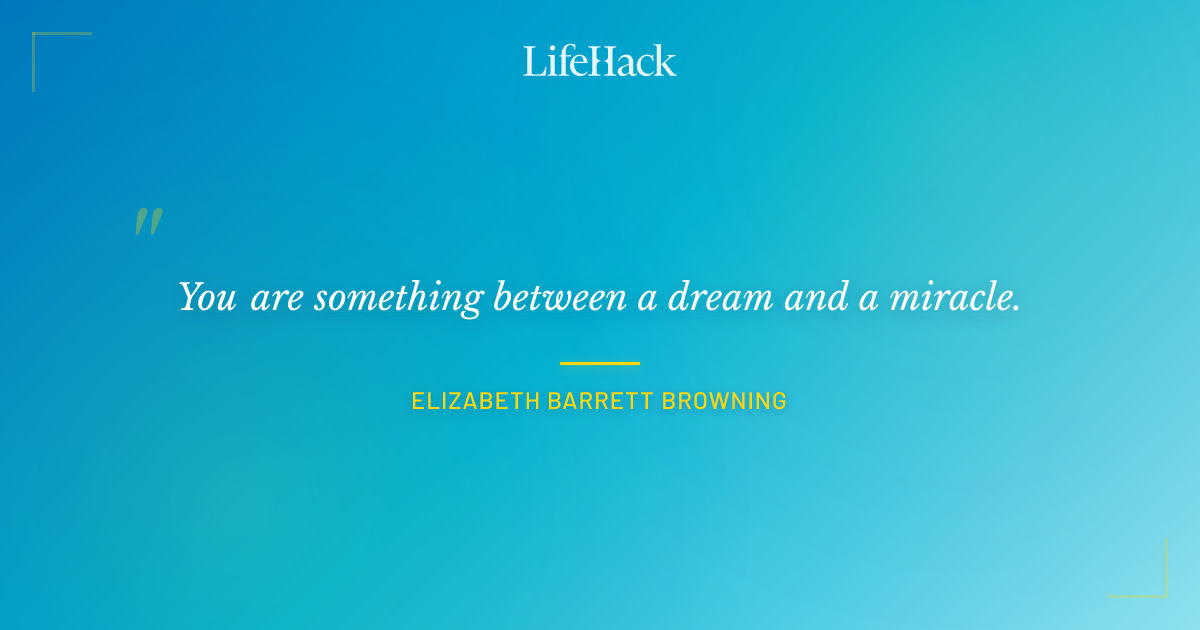 Quote by Elizabeth Barrett Browning
