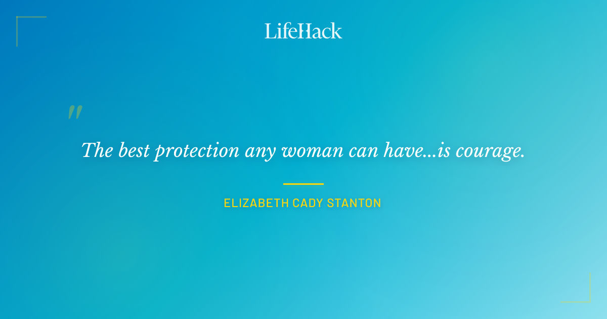 Quote by Elizabeth Cady Stanton