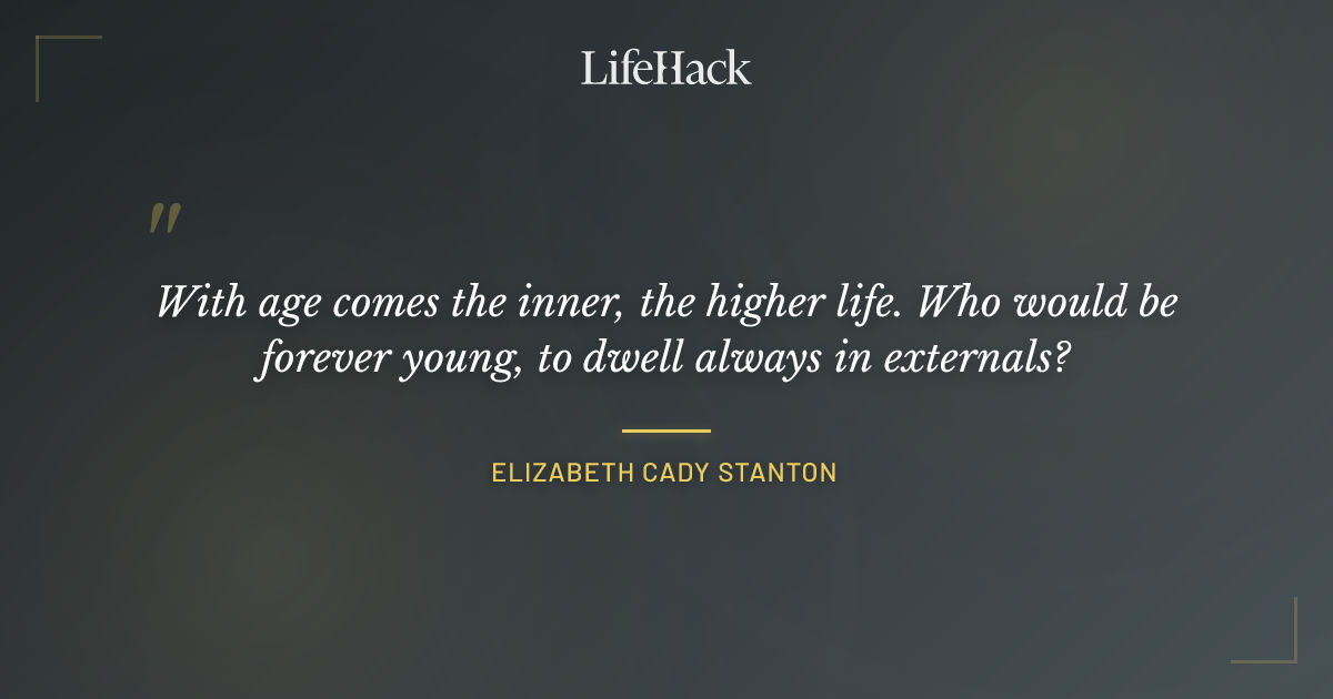 Quote by Elizabeth Cady Stanton